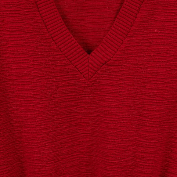 M.K.M Designs vintage red sweater size S - Picture 4 of 10